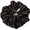 SUODEBYY Elastici per Capelli 1 pezzo di scrunchies a righe, capelli fatti a mano dai toni neutri, elastici for, accessori for donne e ragazze, da indossare tutti i giorni(Brown)