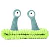 Molain Cerchietto per capelli con palme e lumache, fascia elastica per trucco da donna, accessorio creativo per lavare il viso, doccia, cura della pelle (verde scuro/verde chiaro)