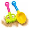 OTHERWISETRIVIAL Set Paletta e Rastrello da Spiaggia per Bambini, 2 Pezzi, Colorati, 28 cm, Gioco con la Sabbia