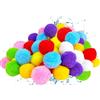 Generico Palline Spugna D'Acqua,60 Palline Assorbenti Colorate Morbide Divertenti - d'Acqua Riutilizzabili,Per Bambini Ragazzi Esterno Outdoor Cortile Prato Piscina Giardino