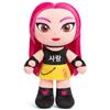 generico peluche compatibile K-POP Peluche Bambola Lilla con Coda Rumi, Personaggio Idol Coreano, 35 cm, Regalo Musicale (rosa)