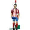 TIPP-KICK Top-Kicker At. Madrid I Giocatore Originale per Grandi e Piccini I Divertiti con questo personaggio di calcio in qualsiasi gioco Maglia Rossa/Bianca