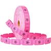 KreativeKraft Giochi da Tavolo o Accessori Bingo con Fiches, Cartelle, Biglietti Riffa e Pennarelli per Tombola, Ideale per Famiglie e Adulti (Lotteria Rosa)