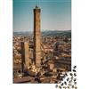 JQZKXNHPBR Torri di Bologna Puzzle 1000 Pezzi Carta per Adulti Panorama Cittadino Gioco di Puzzle 1000 Pezzi Regalo Relax 38x26cm/1000pcs