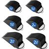 YinkeVibe Accessori per rasoio Wahl Magic Clip con 32/38/44/51/57/64 mm | Set di pettine per rasoio da barba, accessori per rasoio e rasoio (10, 12, 14, 16, 18, 20, nero)