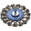Vigor V6806 - Spazzola a disco, diametro 75 mm, diametro 6 mm, colore: Argento