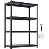 VEVOR Scaffale per Garage, Scaffale in Metallo Portaoggetti, 4 Ripiani Regolabili, Capacità 1088,6 kg, Scaffalatura Multiuso, per Cucina, Dispensa, Cantina e Bagno, 103 cm L x 52,2 cm P x 152,9 cm