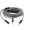 System-S Chat Link Cavo 2,5 m AUX jack intrecciato per PS5 PS4 Xbox One e Elgato HD60 S S+ X Pro