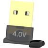 A2ZWORLD Adattatore Bluetooth 5.0 3Mbps, Compatibile con Tutti Periferiche di Input Wireless, Mouse/Tastiera/Joystick/Cuffie/Stampante/Altoparlanti per Computer