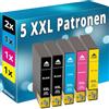 Inkadoo 5 cartucce XL compatibili per Epson DX8400 DX4050 DX4400 DX4450 DX5000 DX5050 D120 SX610FW