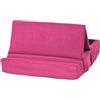 Dickly Supporto per Cuscino per Tablet Supporto Morbido per Tablet per dispositivi da 4-13 Pollici con Tasca e Supporto per Penna per Libri da Letto e, Rosso