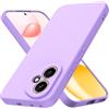 Byvuwiay Cover per Honor 400 5G, Morbida Silicone Liquida TPU Protettivo Ultra Slim Custodia Antiurto, Custodia Compatibile con Honor 400 5G - Viola chiaro