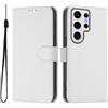 IMEIKONST Compatibile con Samsung Galaxy S26 Ultra Custodia Flip Case a Libro in Pelle Portafoglio con Porta Carte Protettiva Antiurto Magnetica Cavalletto Caso per Samsung S26 Ultra. Bianco YBP1