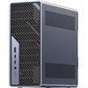 MINISFORUM MINIS FORUM MS-02 Ultra Workstation Mini PC, Intel Core Ultra 9 285HX (24C/24T, fino a 5,5 GHz), PCIe 5.0 x16, 4 × DDR5 (ECC), USB4 v2, 4 × M.2, Dual 25GbE+10GbE+2.5GbE (vPro), Wi-Fi 7, senza RAM/SSD