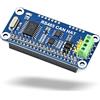 LUCKFOX RS485 CAN Module, RS485 CAN Expansion Board, for RPi to Communicate with Other Devices in a Long Distance, Based on Pi 40pin GPIO Interface, for Raspberry Pi Series Motherboard