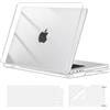 MOSISO Custodia Compatibile con MacBook Pro 16 Cover 2026-2021 M5 M4 M3 M2 M1 A3429 A3428 A3403 A3186 A2991 A2780 A2485, per MacBook Pro 16,2 Case&Copritastiera&Pellicola, Cristallino