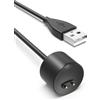 Bicmice Cavo di ricarica magnetico per Xiaomi Mi Band 7/6/5, Amazfit Band 5, cavo di ricarica USB per orologio (1 m)