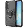 SORAKA Cover per OPPO Find X2 Lite 5G con anello rotante a 360 gradi,Custodia in Silicone Morbido Cover Anti-Impronta Ultrasottile con piastra metallica per Supporto Auto Smartphone Magnetico