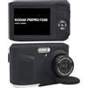 Supmay custodia per fotocamera digitale Kodak PIXPRO Friendly Zoom FZ45 da 16 MP, custodia protettiva in morbido silicone con copriobiettivo rimovibile, custodia per videocamera da vlogging, Nera