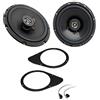 Sound Way Kit Casse Altoparlanti con Adattatori, Autoradio Altoparlanti Porte Posteriori compatibile con Fiat 500 / Stilo 3