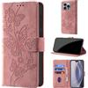 CaseGla Cover per iPhone 16 Pro Max 6,9 Pollici, Rosa | Blocco RFID, Portafoglio Pelle PU, Flip Libro, Porta Carte, Magnetica Libretto, Antiurto Protezione Completa