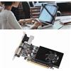 Sxhlseller Scheda grafica GT610, 2 GB DDR3 64 bit per gaming, PCIe x16, VGA, HDMI, DVI, risoluzione 2560 x 1600, scheda grafica a basso profilo (GT610 2GD3 64BI)
