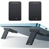 OYE 2 mini supporto per computer portatile, supporto portatile per notebook con raffreddamento e design ergonomico per MacBook e tastiera wireless (nero)