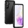 Lanhiem Cover per Samsung Galaxy A35 5G IP68 Impermeabile Antiurto Nero | Protezione schermo integrata, impermeabile, antipolvere e antischiizzi, ideale per uso quotidiano e cantieri