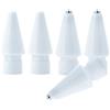 Teaque 5 Pezzi Punte AP Pencil Tips, Resistenti all'Usura e Altamente Sensibili Punta AP Pencil, Punte Penna iPad Compatibile con AP Pencil 2 Generazione/1 Generazione, Accessori iPad