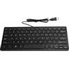 ciciglow Tastiera per Laptop, Kaypad Multimediale Cablato Mini USB, Dispositivo di Input Conciso Impermeabile Portatile Adatto per Accessori per Laptop