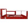 RAW HARDWARE R-CASE 1 RAL ATX 4U Custodia aperta AIR, custodia per rack da 19 pollici, ATX, archiviazione