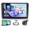 Rimoody 6G+128G 8 Core Android Autoradio per Audi A3 S3 RS3 8P 8VS 8PA 2003-2012, 9 Pollici Schermo co Carplay Android Auto Senza Fili Bluetooth FM/RDS/EQ/DSP WiFi GPS Panoramica a 360° Retrocamera