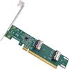 Cablecc Dual MCIO 8i Mini Cool Edge IO SFF-TA-1016 VROC a PCIE5.0 PCI-Express 16x adattatore RAID virtuale per scheda grafica SSD della scheda madre