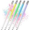 Bopomofo 5 penne stilo per touch screen, per iPhone/iPad/tablet Android/Microsoft/Surface, compatibili con tutti i touch screen (viola/rosa/blu/verde/giallo)
