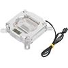Generic Blocco Raffreddamento Ad Acqua Lga 1700 Waterblock Anodo di Alluminio Rame Argento CPU PC Raffreddamento Ad Acqua Rigidi