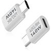 Duttek Adattatore USB C maschio a femmina 40Gbps, Adattatore Estensore USB Type C supporto 140W, 8K@60Hz per Thunderbolt 4/3, MacBook, laptop, telefoni e altri dispositivi Type C (2 pezzi)