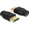 KALEA-INFORMATIQUE Adattatore da Micro HDMI femmina tipo D a HDMI maschio tipo A
