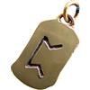 Kiss of Leather Ciondolo rune Perthro in bronzo n. 100, Bronzo