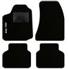 QUEMAR Tappetini Auto per Alfa Romeo 159, Bordo Nero, Ricami 1 | 2005-2011 / Kit Tappeti Moquette e Gomma su Misura / Set 2 Anteriori + 2 Posteriori / Ricami e Colori Personalizzati