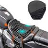 AriKroii Cuscino per Sella Moto Pieghevole,Cuscino per Sedile Moto Universale con Innovativo Gel Protettivo Ammortizzante, Confortevole,Traspirante e Altamente Elastico per Lunghi Viaggi