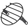 Bnineteenteam Griglia per Faro per Moto, 6,5 Pollici Maschera per Copertura per Griglia Rotonda per Montaggio Laterale per Moto per Cruiser Chopper Cafe Racer (Griglia orizzontale)