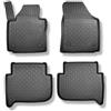 Mossa Tappetini Auto in TPE compatibili con Volkswagen Touran I Monovolume (03.2003-08.2015) - tappeti auto neri - G