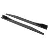 Keenso Minigonna Laterale per Auto, 2 Pezzi Minigonna Laterale per Auto Splitter Lip Winglet Diffusore Universale für Limousine und Fließheckbac 120 Cm / 47,2 Pollici Nero Lucido