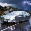 EIYCY Telo Copriauto da Esterno per Skoda Kamiq Impermeabile Traspirante Anti UV Antipolvere, Protezione Tutte le Stagioni, con Chiusura Lampo, Catarifrangenti e Borsa,Argento