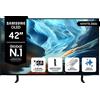 SAMSUNG OLED AI TV 42" QE42S90HAEXZT 4K, Processore NQ4 Gen3, 4K Upscaling Pro, Glare Free, HDR+, Motion Xcelerator 165Hz, Dolby Atmos & OTS Lite, Laser Slim Design, Vision Smart TV, 2026