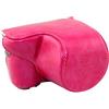 Yunchenghe Digital Camera Protective Cover (compresa tracolla) per Sony A5000 / A5100 / NEX-3N, coperchio di protezione completa-Rosa rossa