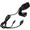 VERDANVERSE Webcam per Computer HD 640x480 Microfono Integrato, Corpo in Plastica Nero, per Videoconferenze e Streaming su PC e Laptop