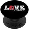US States United States USA Country Amer Utah Love USA America Stato PopSockets PopGrip Adesivo