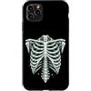 Skeleton Rib Cage Halloween Anatomy Goth Custodia per iPhone 11 Pro Max Gabbia toracica vintage scheletro Halloween Gothic Anatomy Art