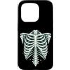 Skeleton Rib Cage Halloween Anatomy Goth Custodia per iPhone 15 Pro Gabbia toracica vintage scheletro Halloween Gothic Anatomy Art